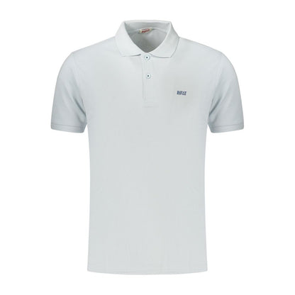 Rifle Azzurro Cotton Mens Polo