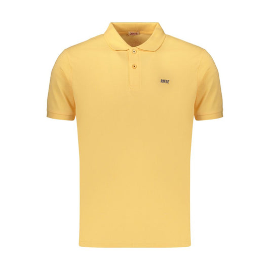 Polo Shirt by Rifle for men in cotton orange presents a sleek silhouette, featuring a refined and for a sleek finish.