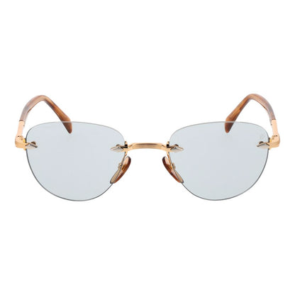 Sunglasses by David Beckham for men in and gold featuring an opulent rimless panto frame design with a sophisticated gold coloured frame finish and high-performance non-polarized lens.