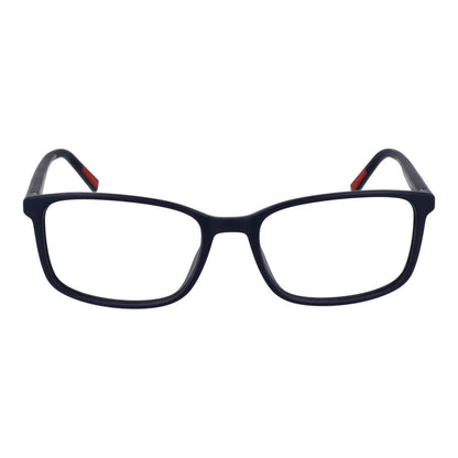 Eyeglasses Frames by Tommy Hilfiger for men in polyamide blue features an refined silhouette, showcasing the refined blue coloured frame and sophisticated full-frame frame design.
