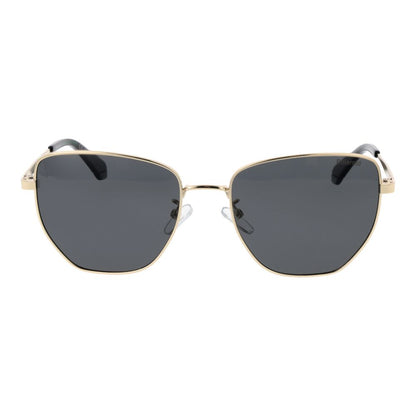Polaroid Gold Metal Sunglasses
