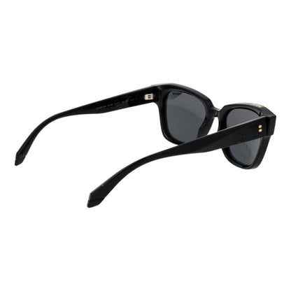 Sunglasses by Polaroid for women in plastic black features an ethereal full-rim cat-eye frame design with black coloured frame frames and polarized category-3-dark-tint lens for a ethereal finish.