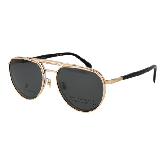 Eyeglasses Frames by David Beckham for men in metal gold showcases a reflective silhouette, artfully incorporating a sophisticated gold coloured frame with a distinct full-frame frame design.