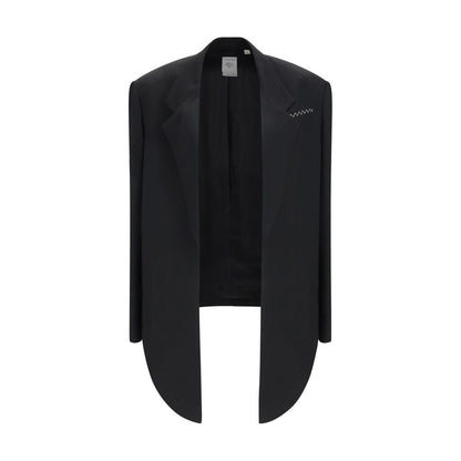 Calvin Klein Black Viscose Coat