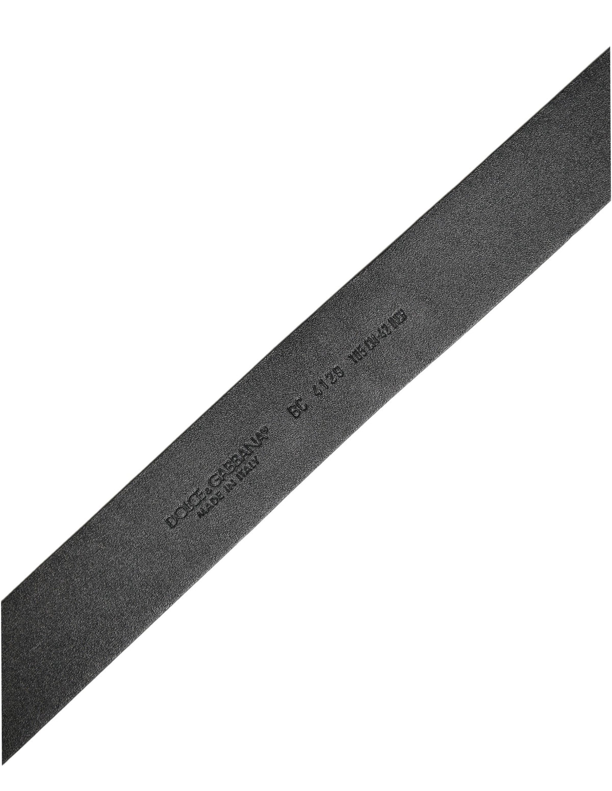 Dolce & Gabbana 9 To 5 Calf Leather Belt - Black