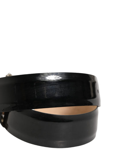 Dolce & Gabbana Calf Leather Belt - Black Gold