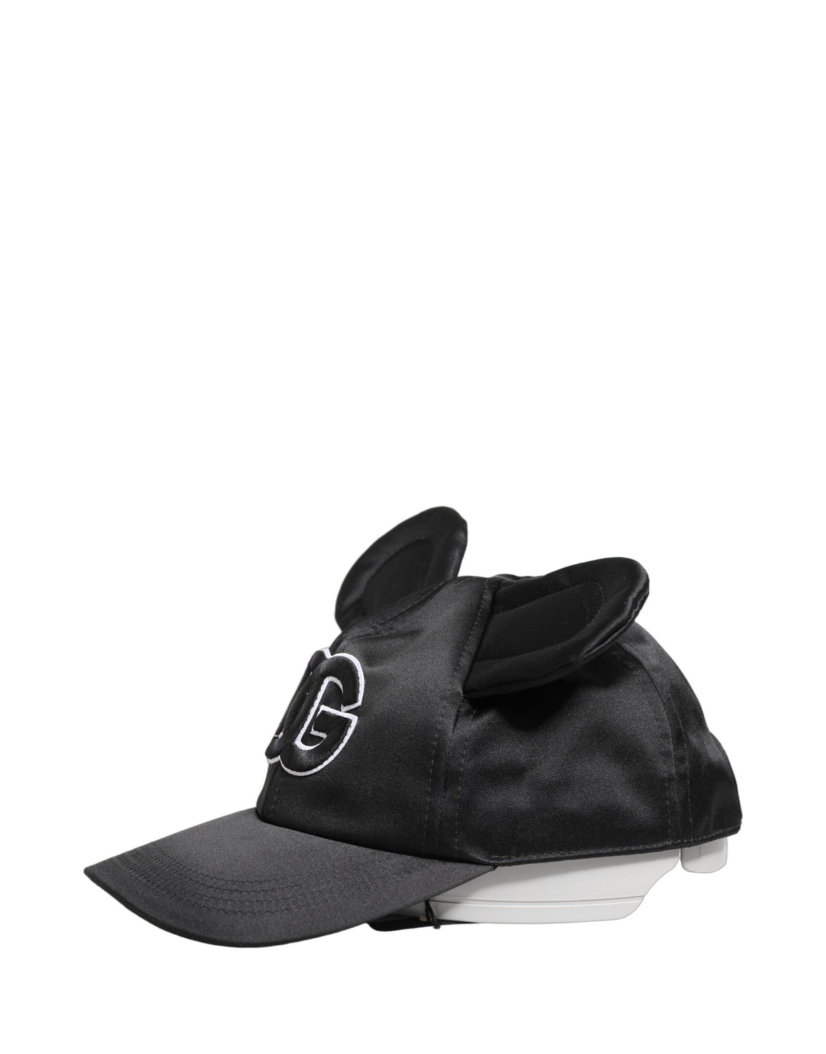 Dolce & Gabbana Polyester Velvet & Viscose Baseball Cap - Animal Black