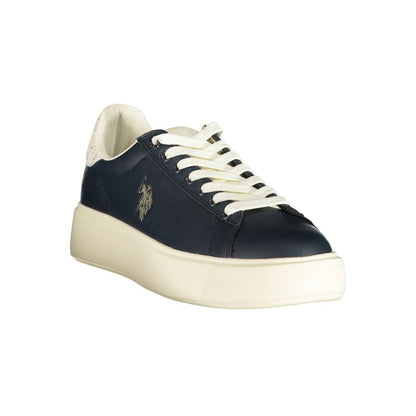 U.S. POLO ASSN. Blue Polyurethane Women Sneakers