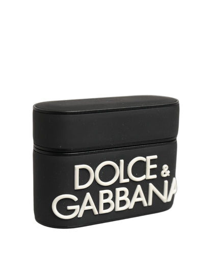 Dolce & Gabbana Polycarbonate PVC & Tin Earbuds Carrying Case - Black