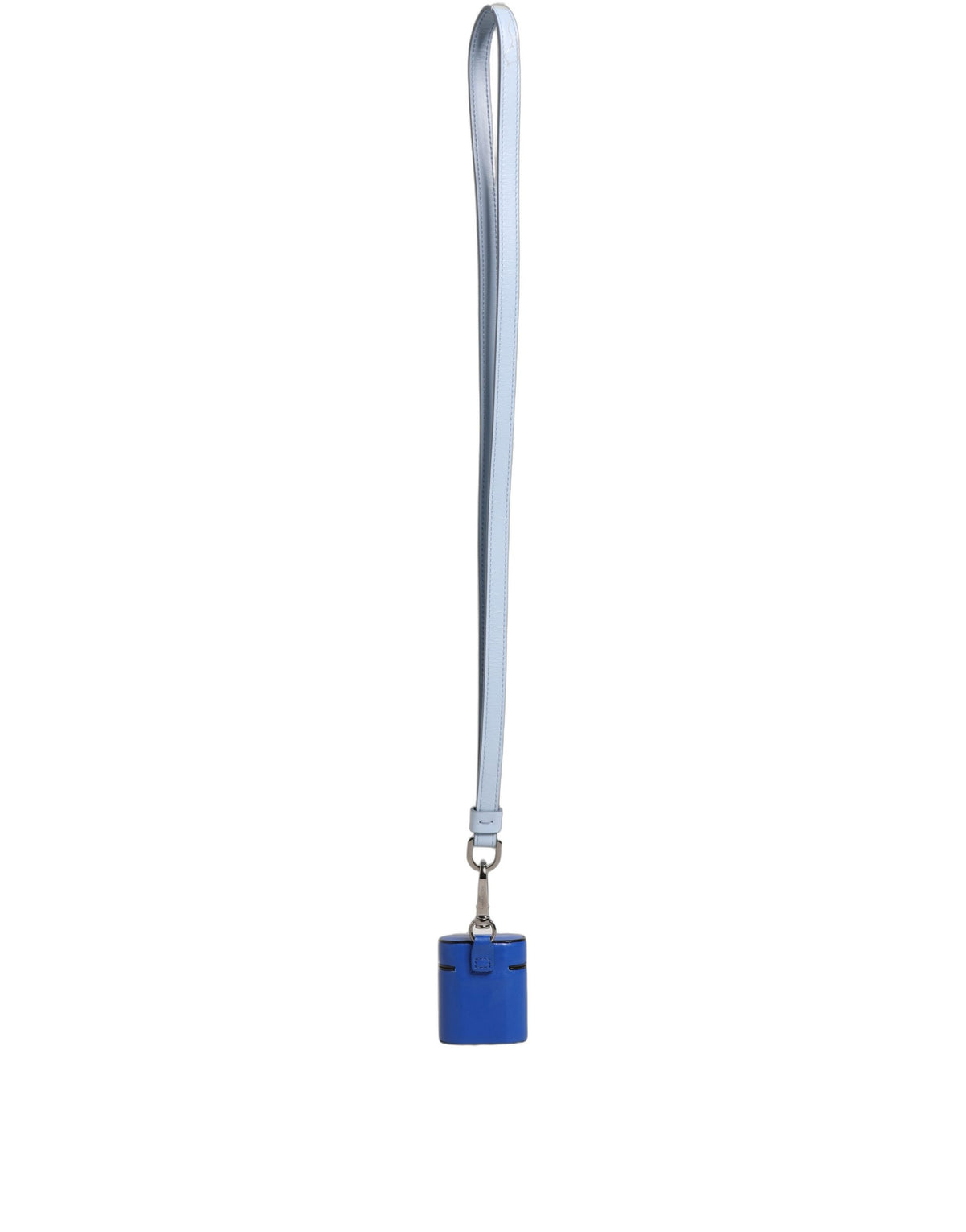 Dolce & Gabbana Polyurethane & Calf Leather Earbuds Carrying Case - Blue