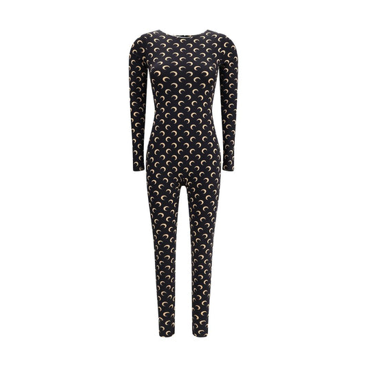 Marine Serre Brown Polyamide Jumpsuit