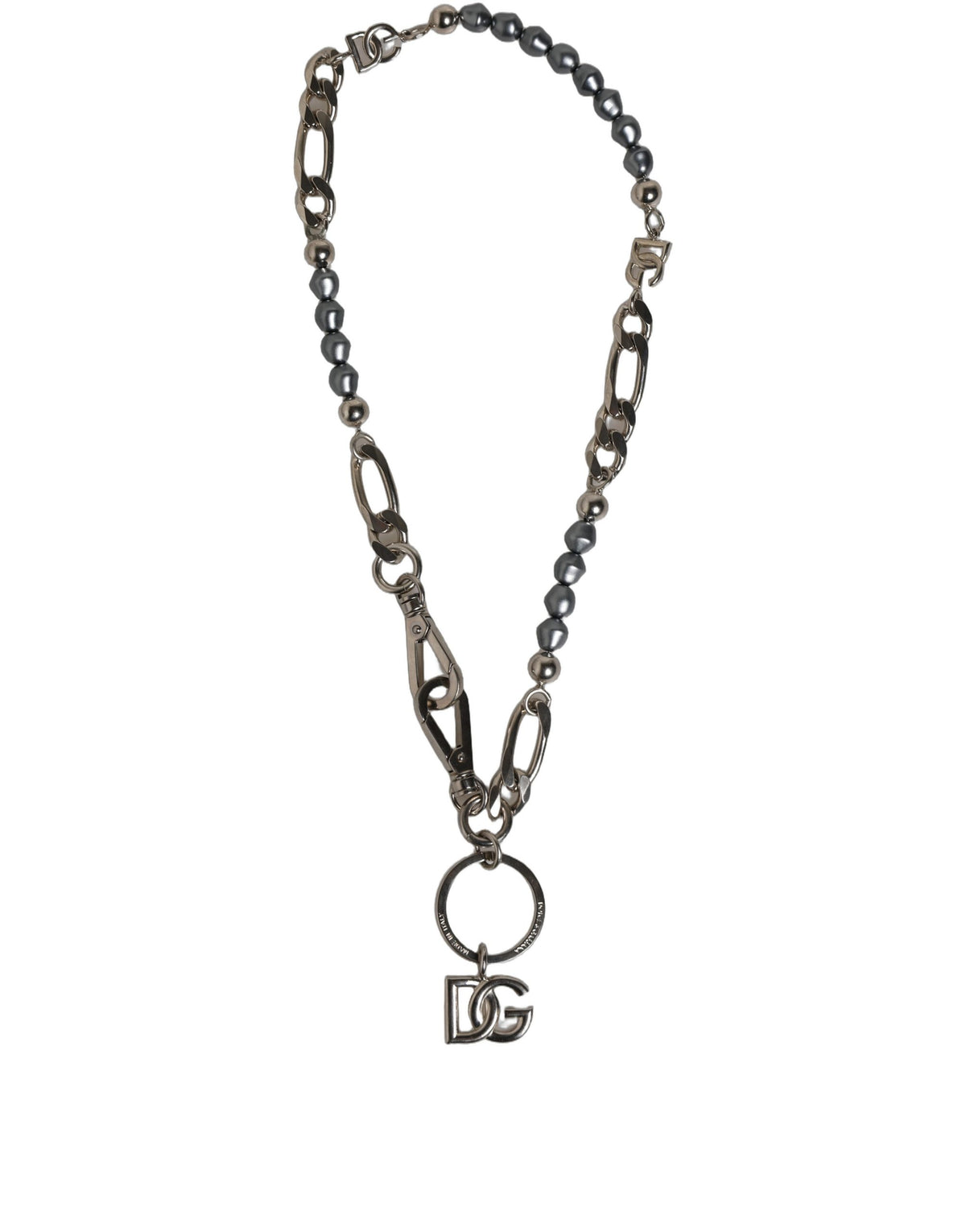 Dolce & Gabbana Aria Women's Silver Brass Necklace - Silver Signature