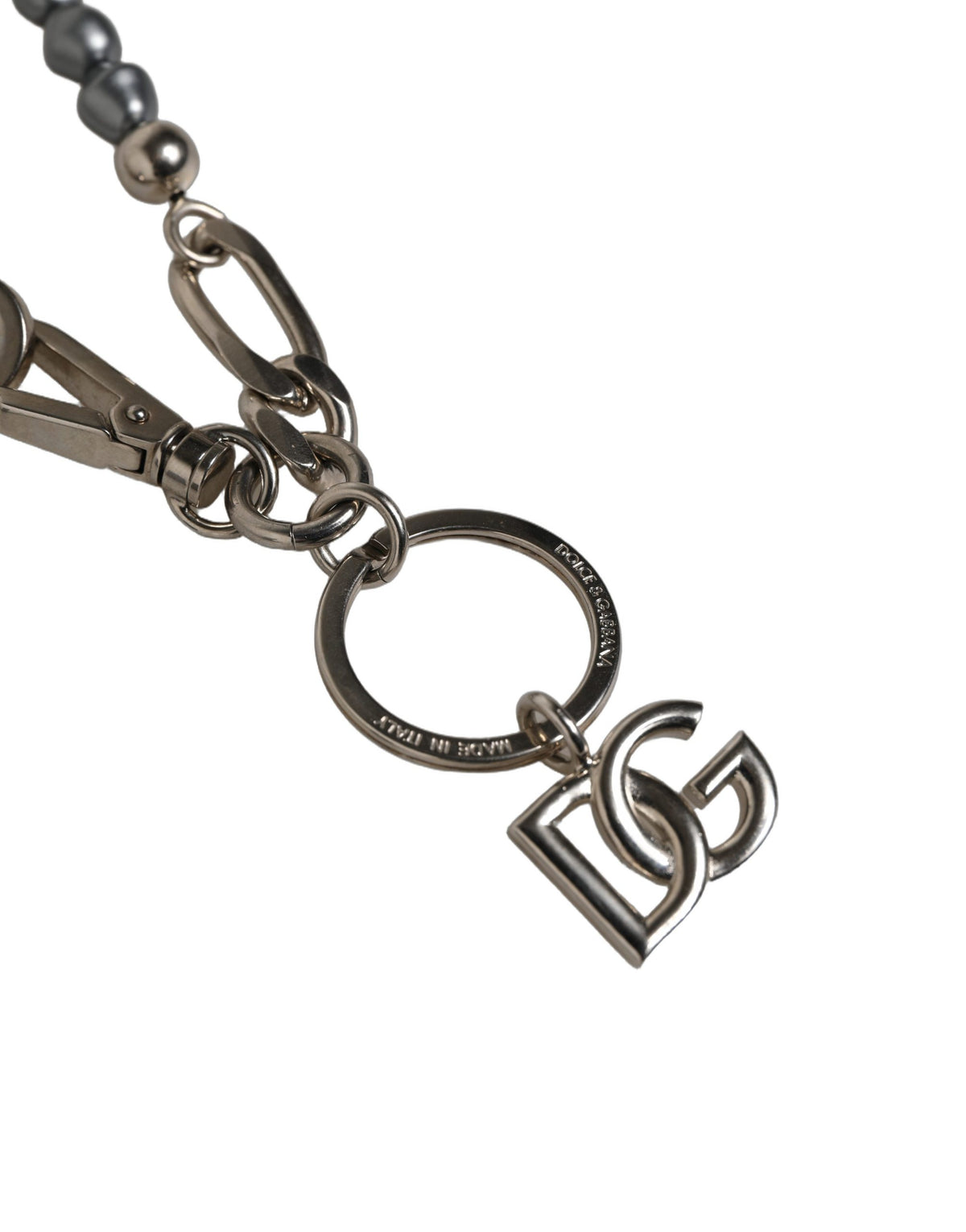 Dolce & Gabbana Aria Women's Silver Brass Necklace - Silver Signature