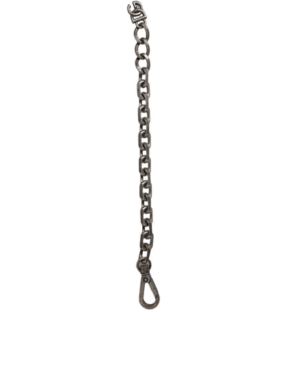Dolce & Gabbana Women's Chain Link Wrap Silver Brass & Zamak Bracelet - Silver Signature