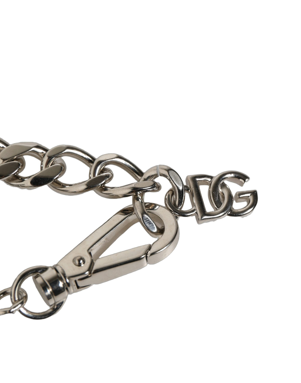 Dolce & Gabbana Women's Chain Beaded Wrap Silver Brass & Pearls Bracelet - Multicolor Silver