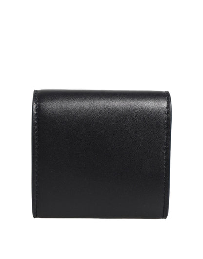 Dolce & Gabbana Calfskin Leather Card Case - Black Print