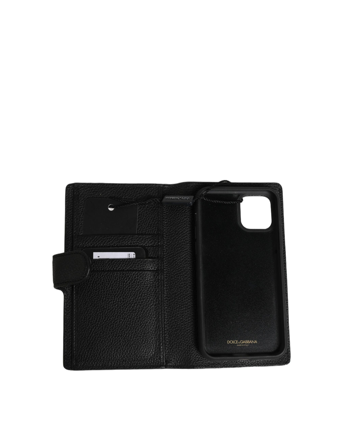 Dolce & Gabbana Calf Leather Card Case - Black