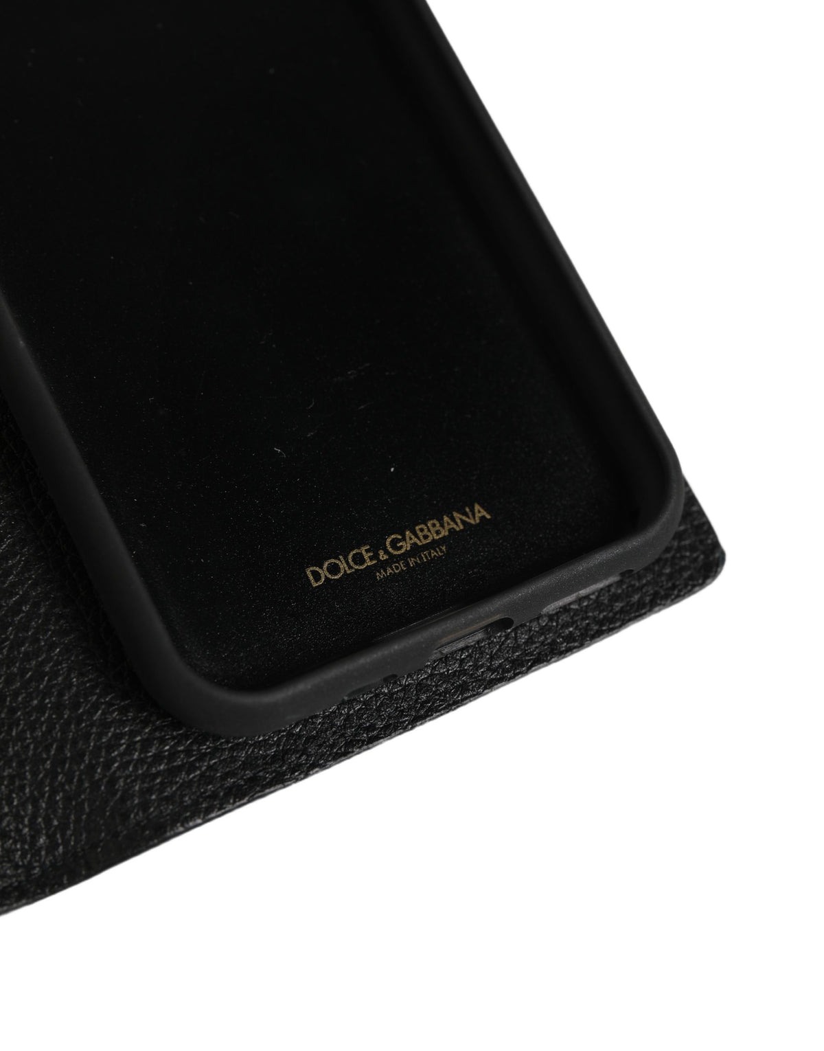 Dolce & Gabbana Calf Leather Card Case - Black