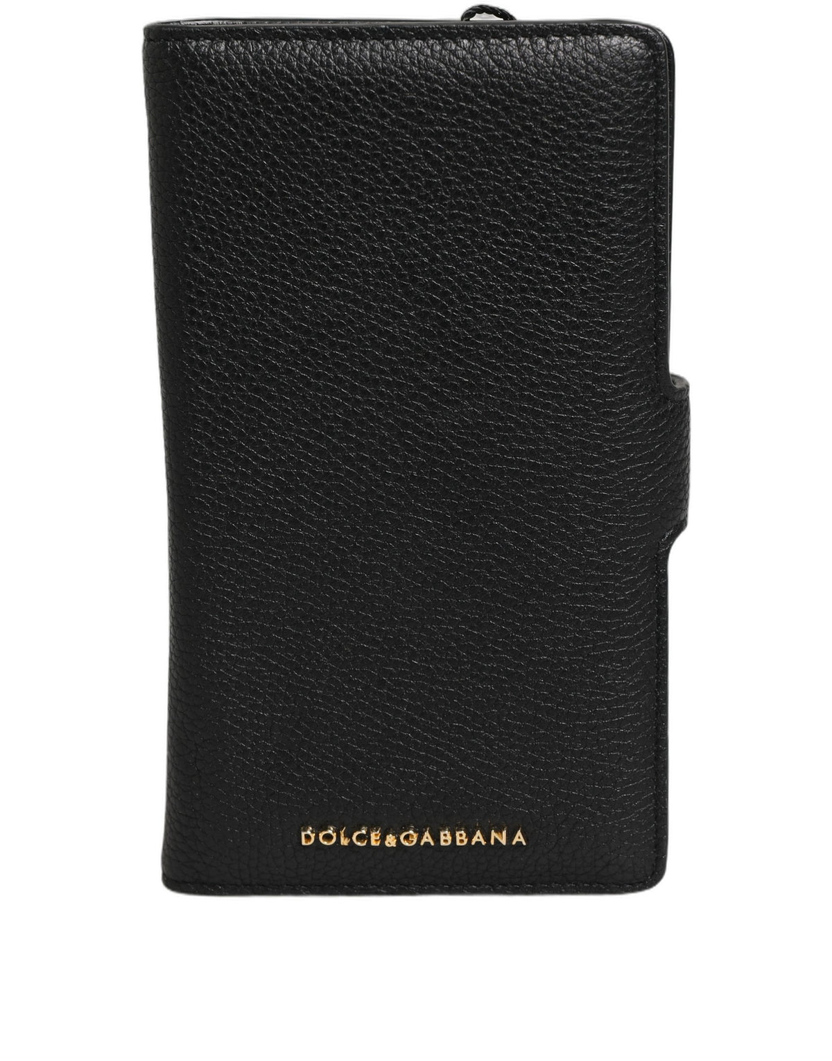 Dolce & Gabbana Calf Leather Card Case - Black