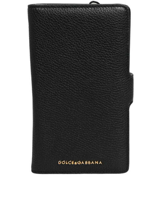 Dolce & Gabbana Calf Leather Card Case - Black