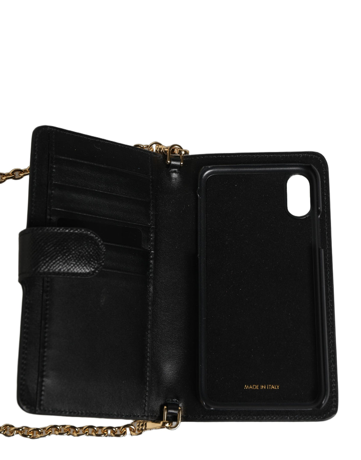 Dolce & Gabbana Calf Leather Mini Crossbody Handbag - Black