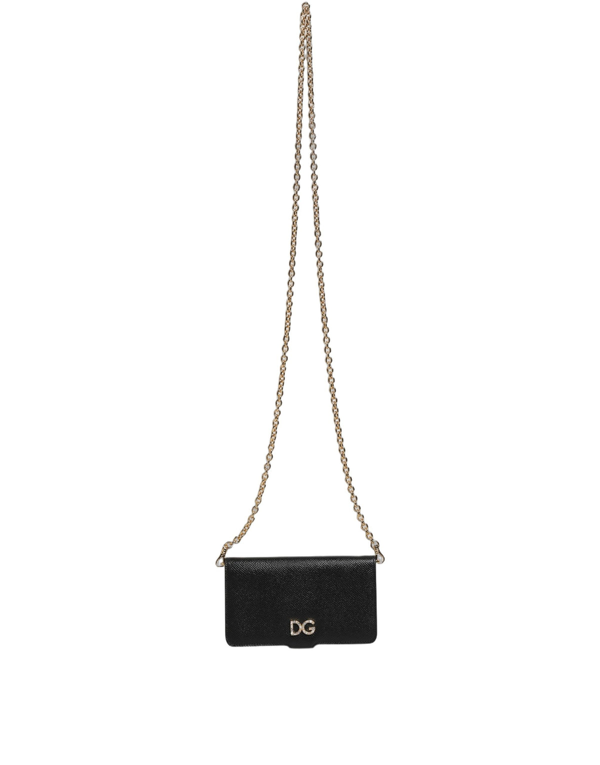 Dolce & Gabbana Calf Leather Mini Crossbody Handbag - Black