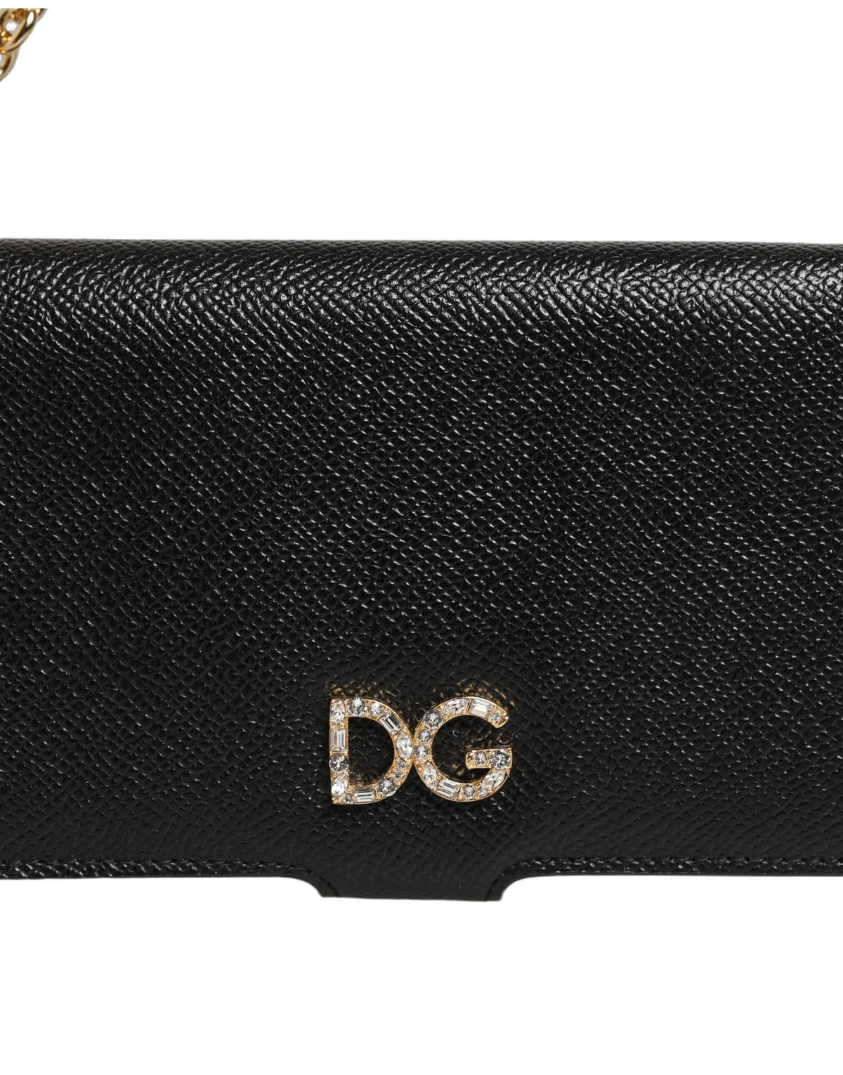 Dolce & Gabbana Calf Leather Mini Crossbody Handbag - Black