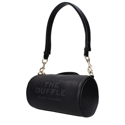 Handbag by Marc Jacobs for women in leather black features a refined silhouette, showcasing a secure , organized , and versatile adjustable-strap for a refined finish.