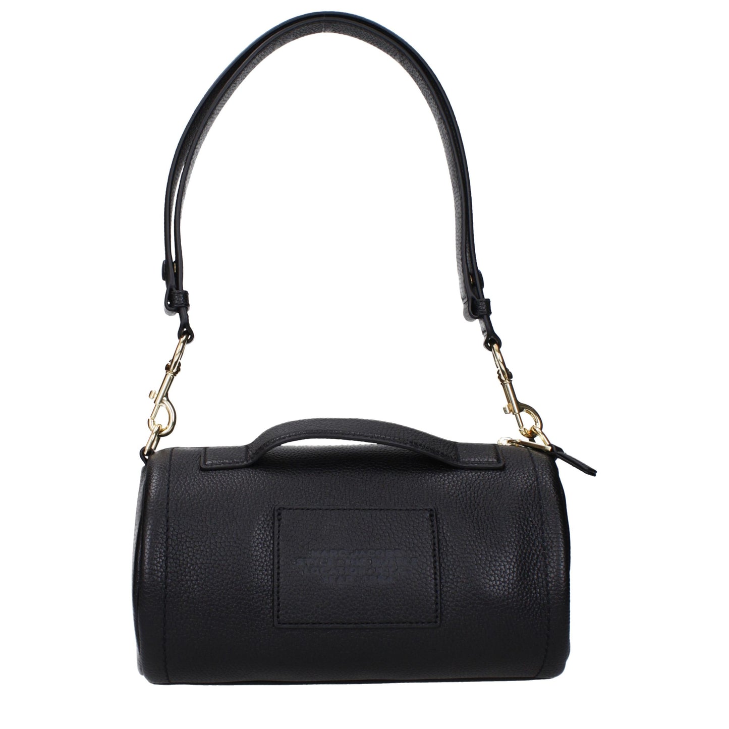 Handbag by Marc Jacobs for women in leather black features a signature silhouette, showcasing a secure and signature with versatile adjustable-strap for a sophisticated look.