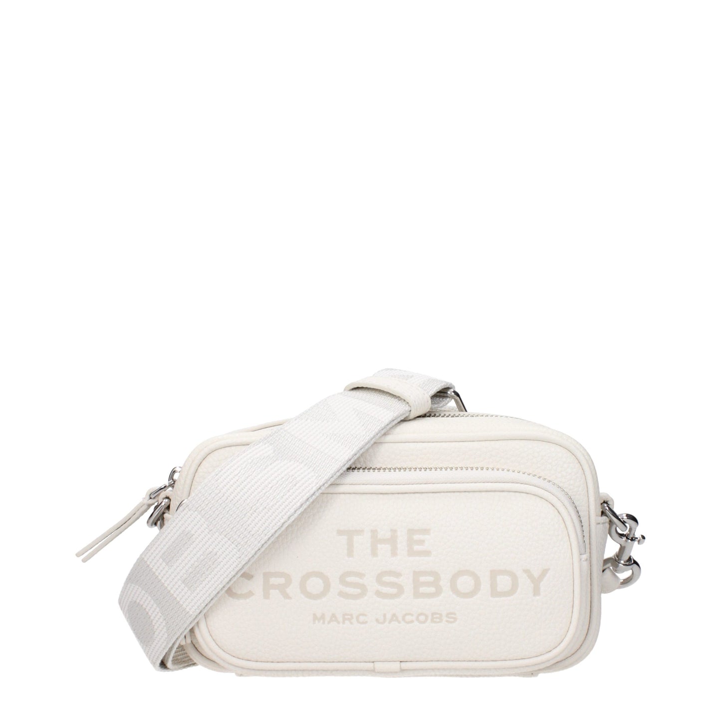 Crossbody Handbag by Marc Jacobs for women in leather blue & white showcases a versatile sophistication silhouette, featuring a secure , versatile sophistication , and versatile crossbody-strap & adjustable-strap for a versatile sophistication finish.