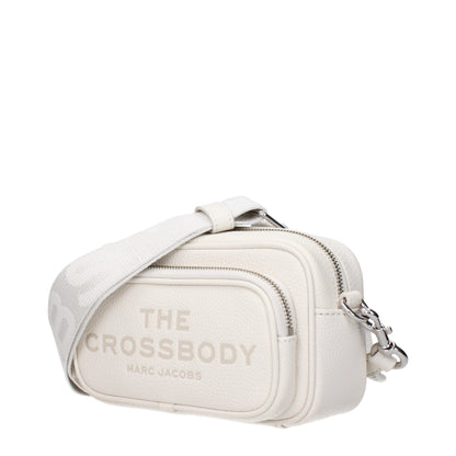 Crossbody Handbag by Marc Jacobs for women in leather blue & white features a transformative sophistication silhouette, showcasing a secure , ample , and versatile crossbody-strap & adjustable-strap for a transformative sophistication look.