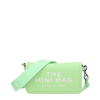 Crossbody Handbag by Marc Jacobs for women in leather green features a multifaceted silhouette, showcasing a secure and multifaceted with versatile crossbody-strap & adjustable-strap for multifaceted style.