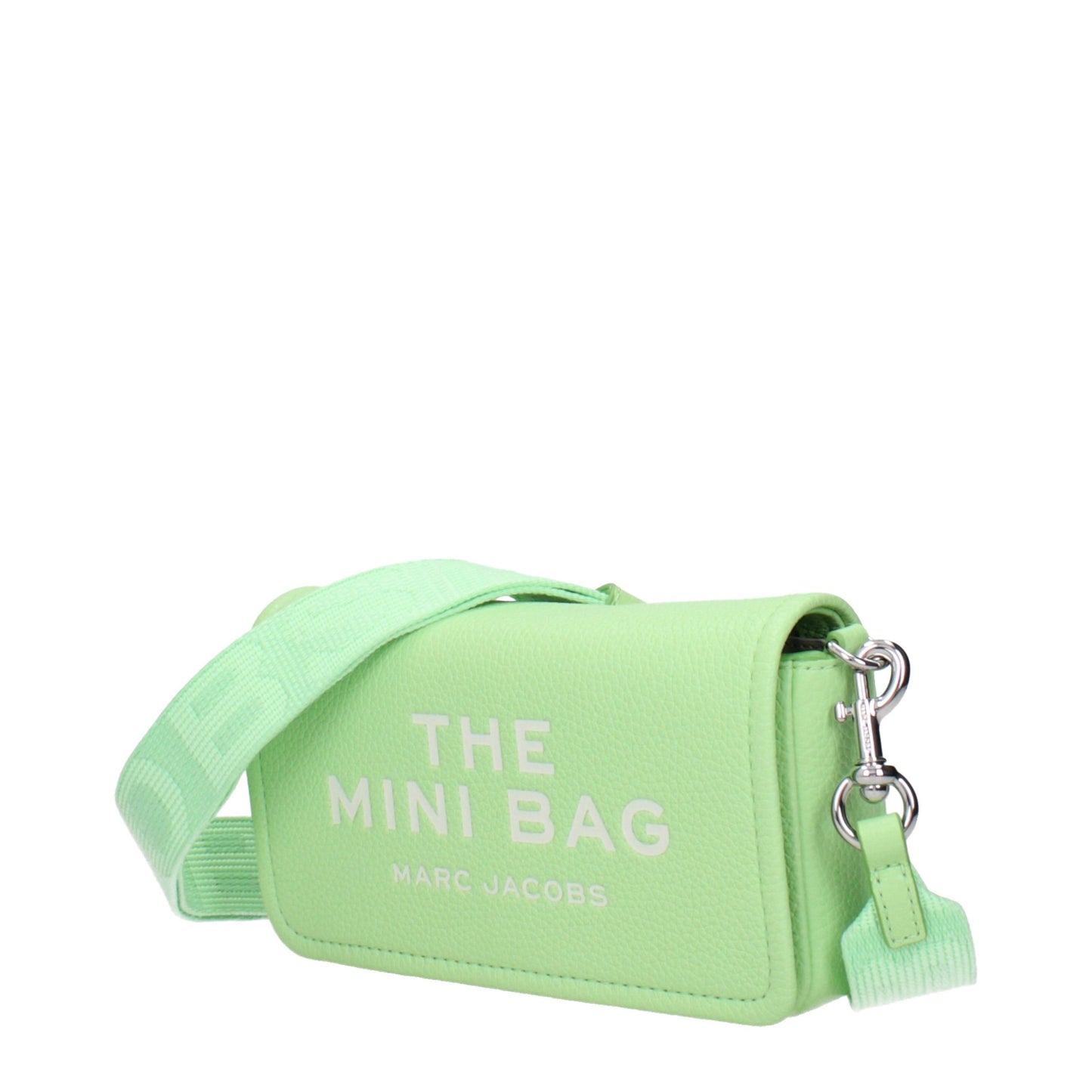Crossbody Handbag by Marc Jacobs for women in leather green features a transformative elegance silhouette, showcasing a secure , organized , and versatile crossbody-strap & adjustable-strap for a transformative elegance look.