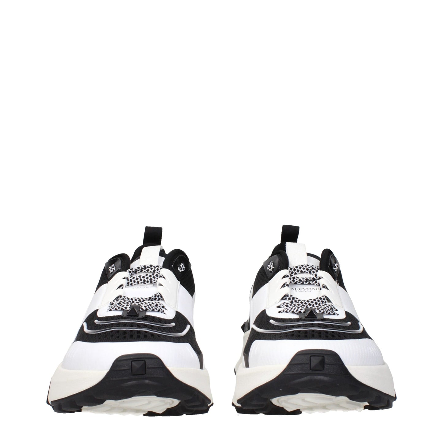 Athletic Sneakers by Valentino Garavani for men in fabric black showcases an impeccable silhouette, defined by an impeccable athletic style design that perfectly captures the essence of the Men's Athletic Fabric Sneakers.