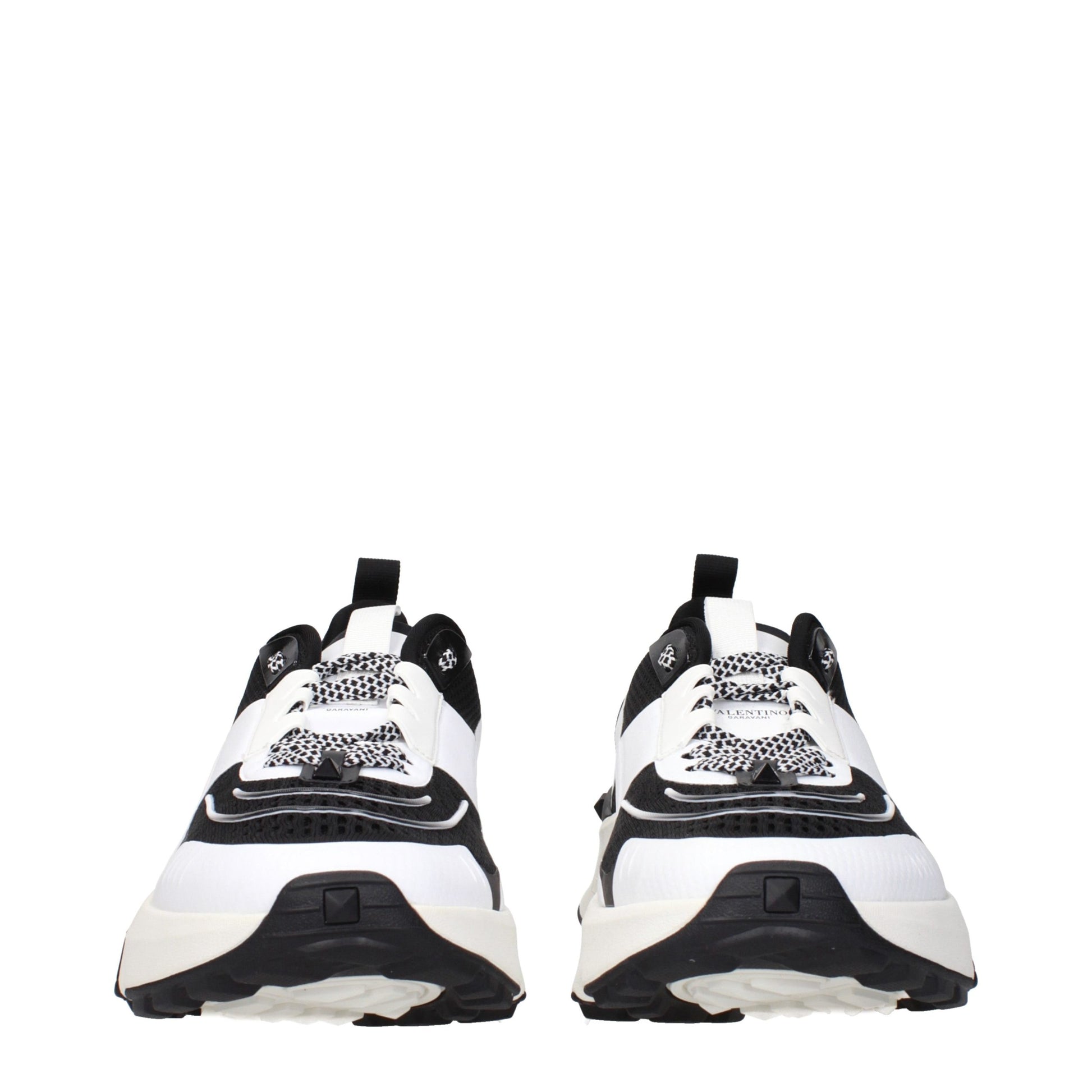 Athletic Sneakers by Valentino Garavani for men in fabric black showcases an impeccable silhouette, defined by an impeccable athletic style design that perfectly captures the essence of the Men's Athletic Fabric Sneakers.