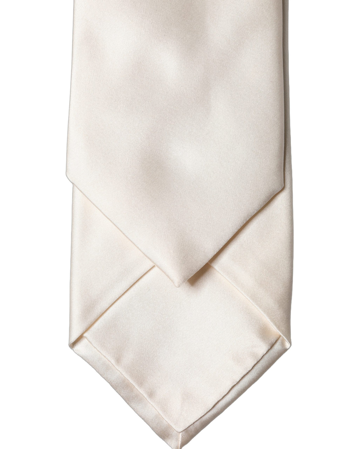 Necktie by Dolce & Gabbana for women in silk satin white features a sun-drenched silhouette, showcasing the sun-drenched design of this 9 To 5 Aria Silk Satin Necktie with a sun-drenched finish.