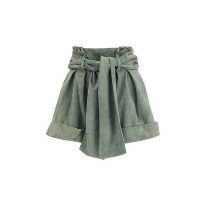 Balmain Bicolor Lamb Ovis Aries Aries Bermuda Shorts