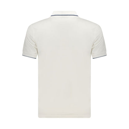 Coveri Moving White Cotton Men's Polo Shirt