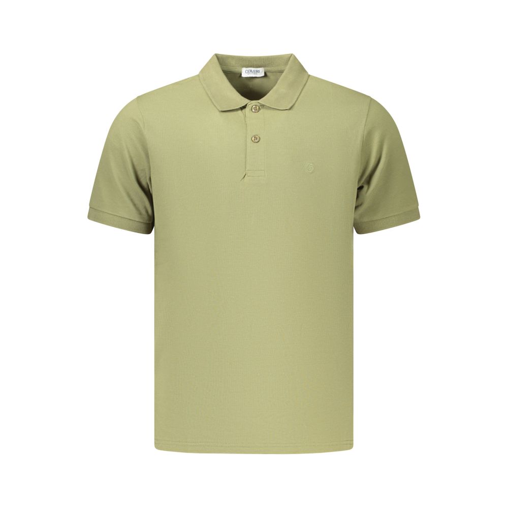 This Polo Shirt by Coveri Moving for men in cotton green presents a flawless silhouette, showcasing flawless detailing and a refined for a truly flawless aesthetic.