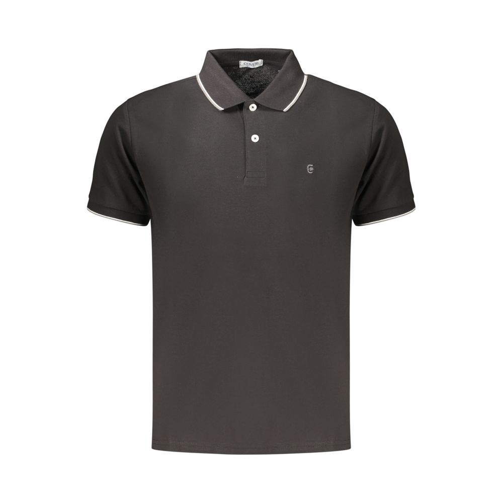 This Polo Shirt by Coveri Moving for men in cotton black presents a flawless silhouette, showcasing flawless detailing and a refined for a truly flawless aesthetic.