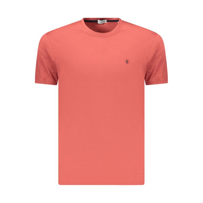 Coveri Moving Rosso Cotton Men's T-Shirt