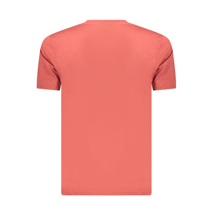 Coveri Moving Rosso Cotton Men's T-Shirt