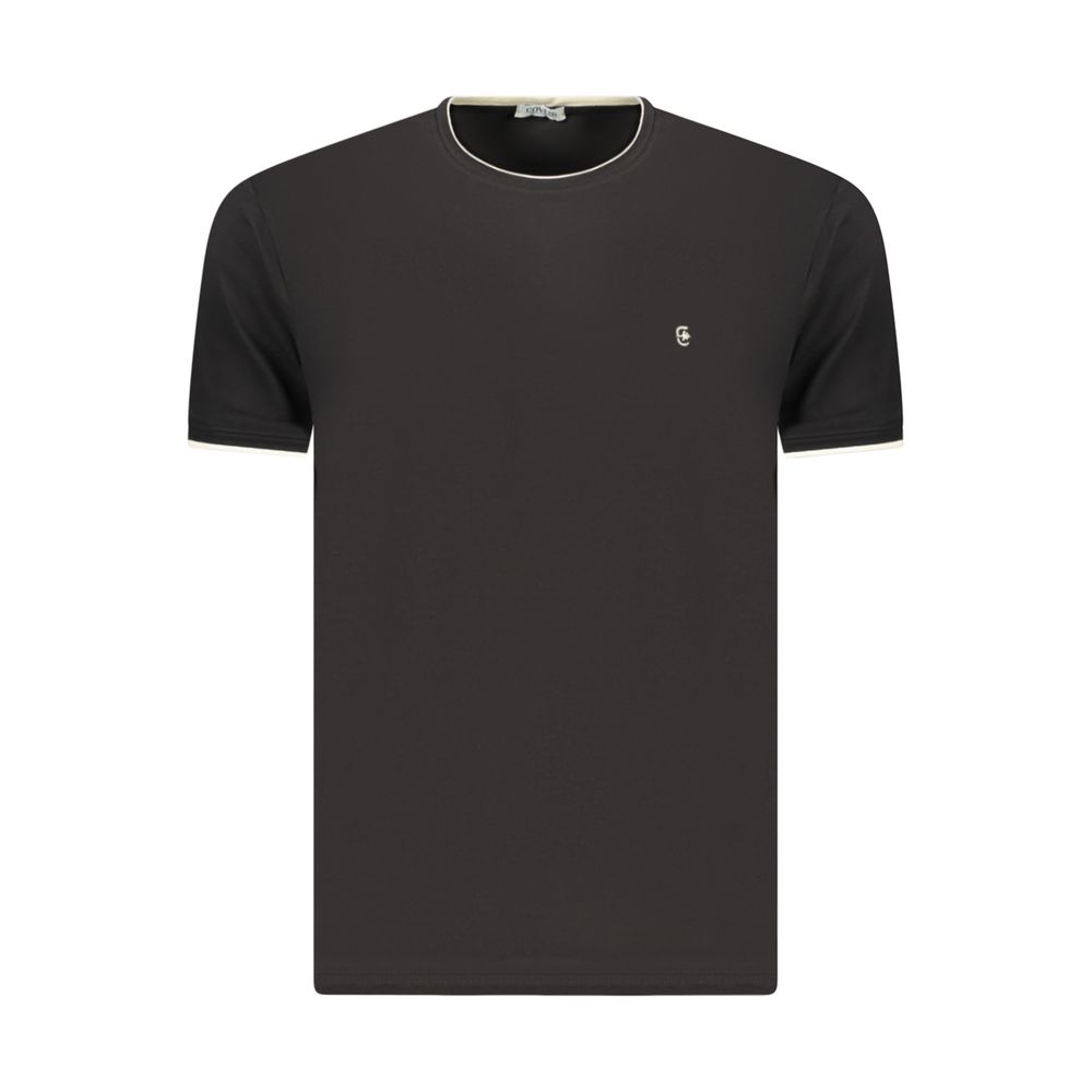 Coveri Moving Black Cotton Mens T-Shirt