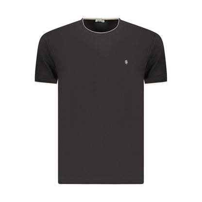 Coveri Moving Black Cotton Mens T-Shirt