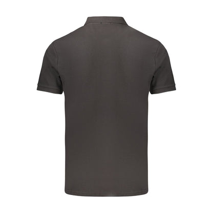 Coveri Moving Black Cotton Polo Shirt