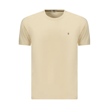 Coveri Moving Beige Cotton T-Shirt
