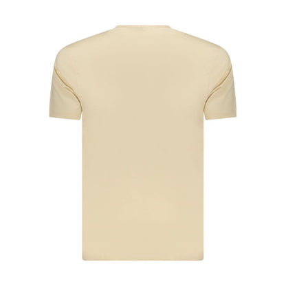 Coveri Moving Beige Cotton T-Shirt