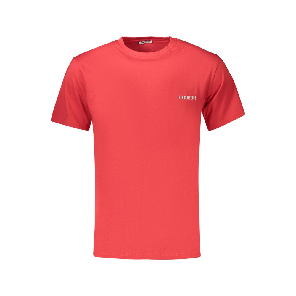 Bikkembergs Red Cotton T-Shirt