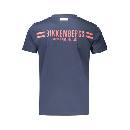 Bikkembergs Blue Cotton T-Shirt