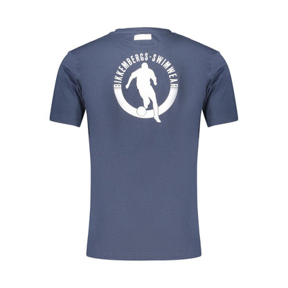 Bikkembergs Blue Cotton T-Shirt